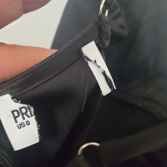 Princess Polly Aloura Spliced Black Lace Mini Dress - Picture 9 of 10